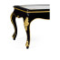 Black Coffee Table with Eglomise Glass