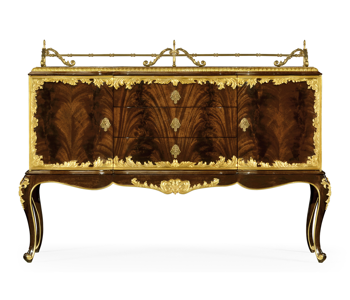 Mahogany & Gilded Sideboard