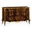 6 Drawer Double Dresser in Brown Mahogany