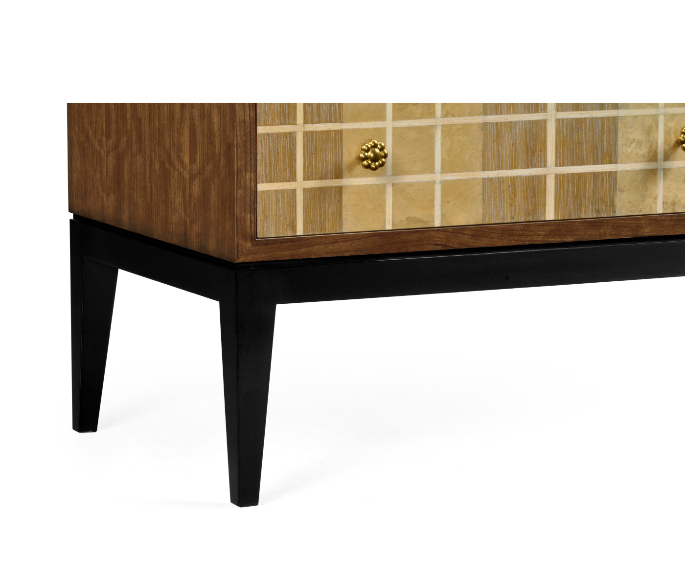 Pale Tartan Six-Drawer Dresser