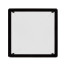 Black Coffee Table with Clear Glass Top