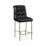Contemporary Crotch Walnut Bar Stool