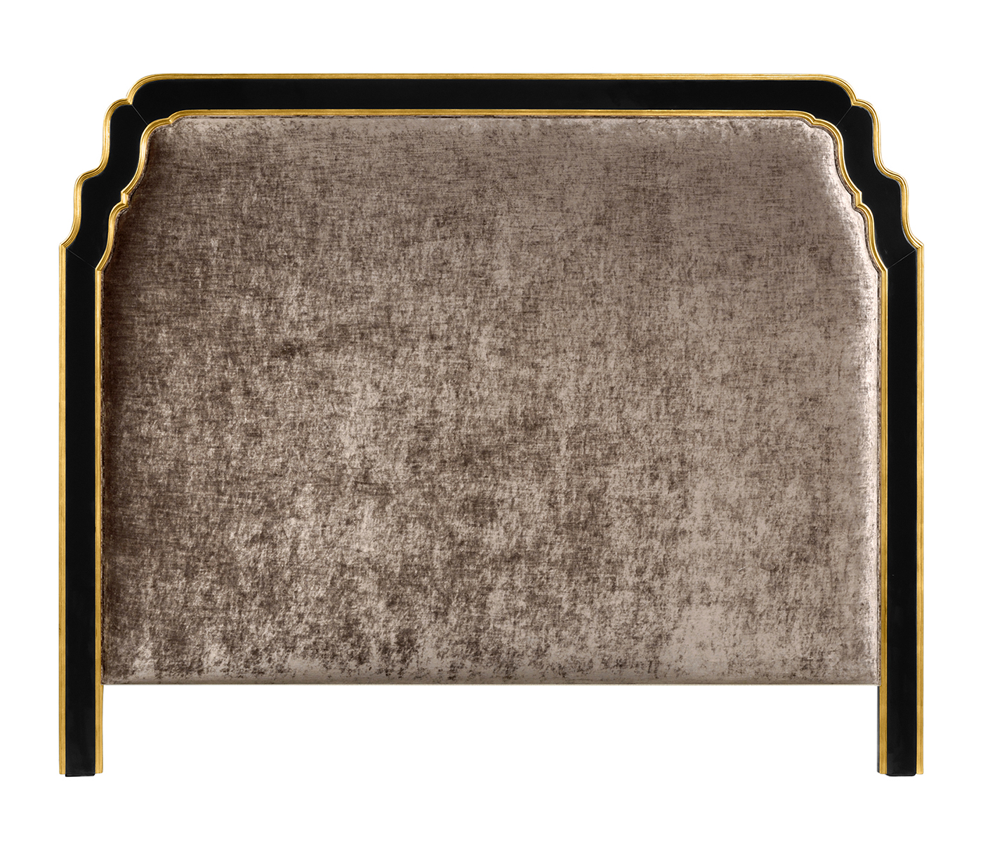 Black & Gilded Cali King Headboard