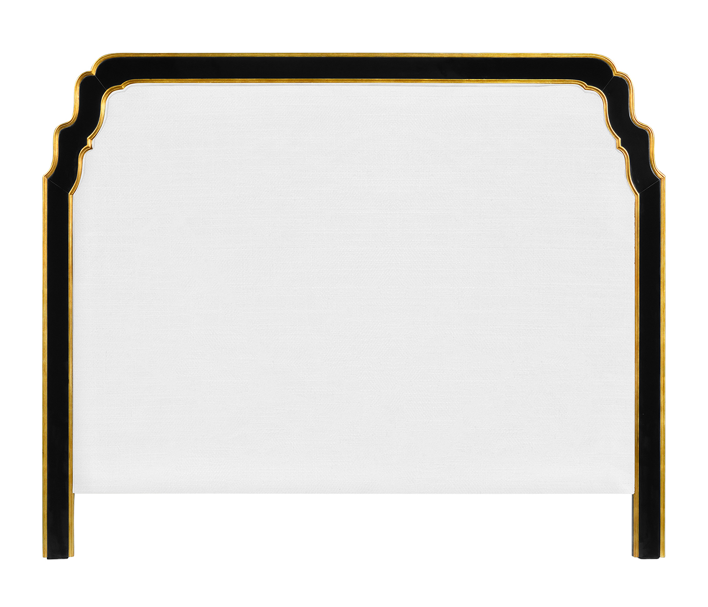 Black & Gilded Cali King Headboard