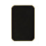 Black End Table with Eggshell & Bronze Detailing