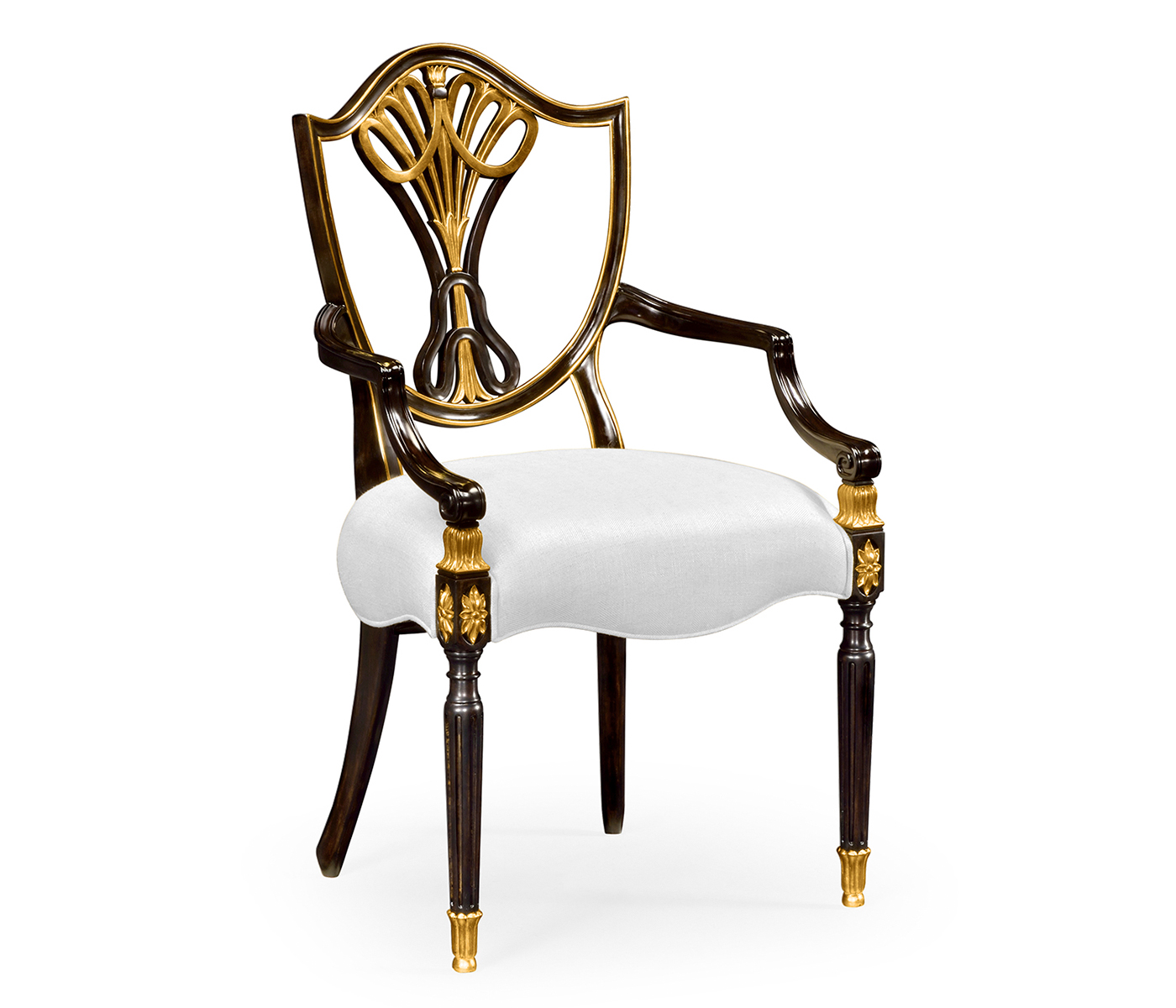 Kensington Shield Back Arm Chair