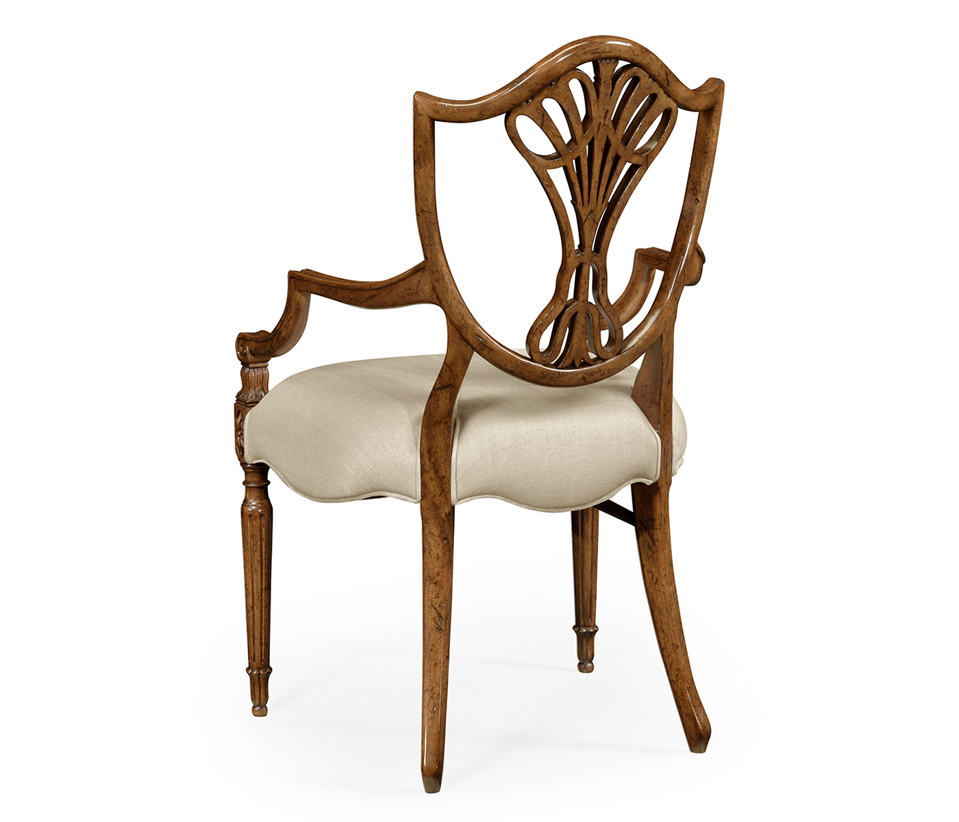 Brompton Shield Back Arm Chair