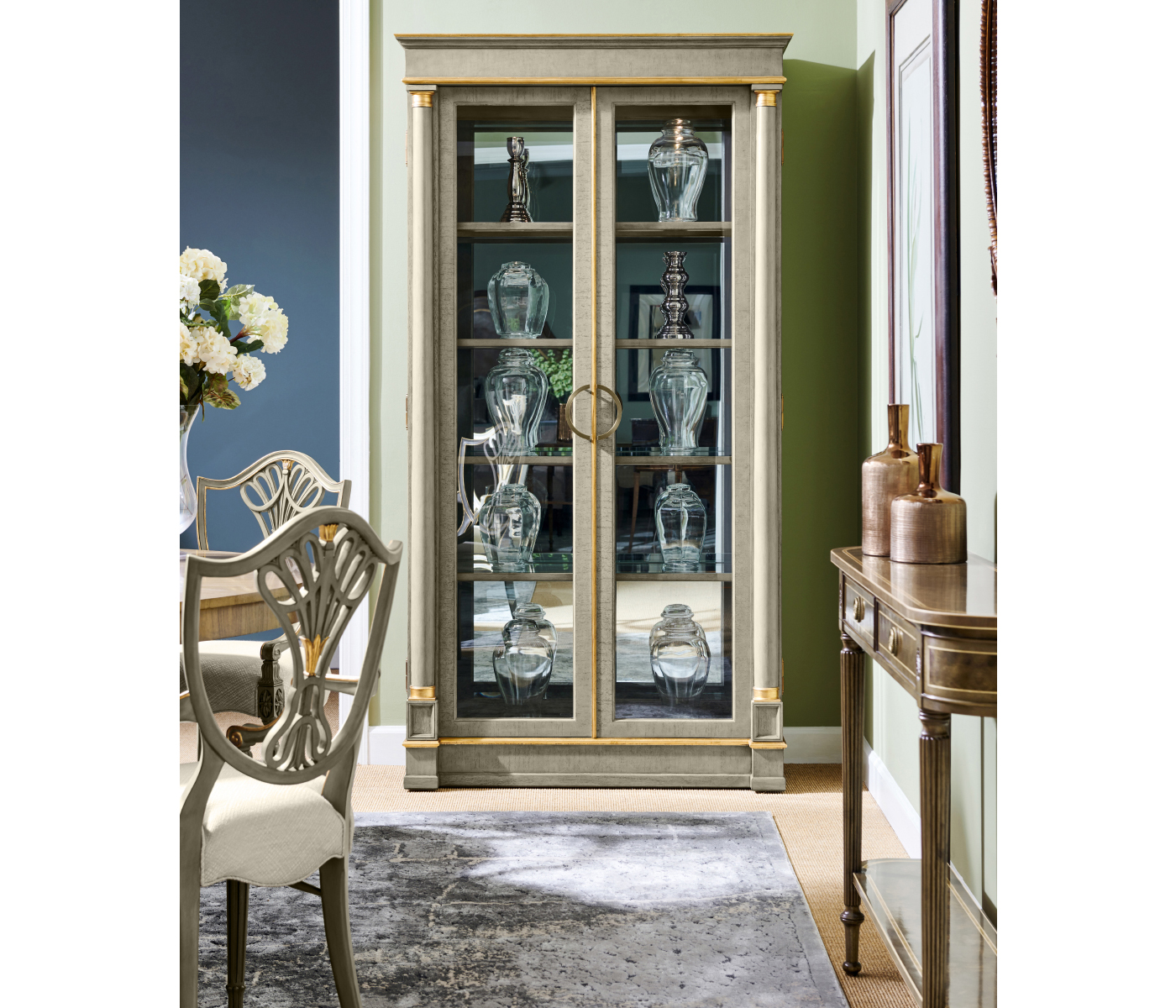 Brompton Shield Back Arm Chair