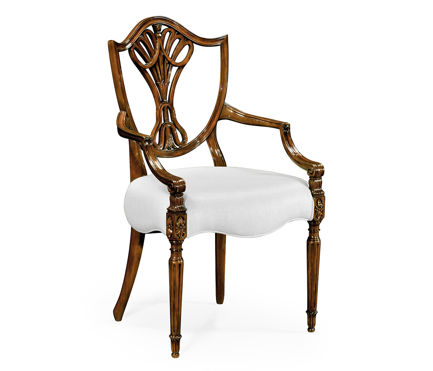 Buckingham Shield Back Arm Chair