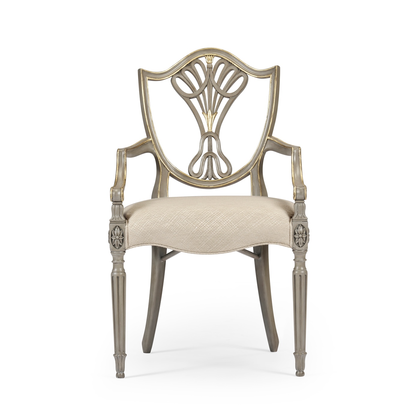 Buckingham Shield Back Arm Chair
