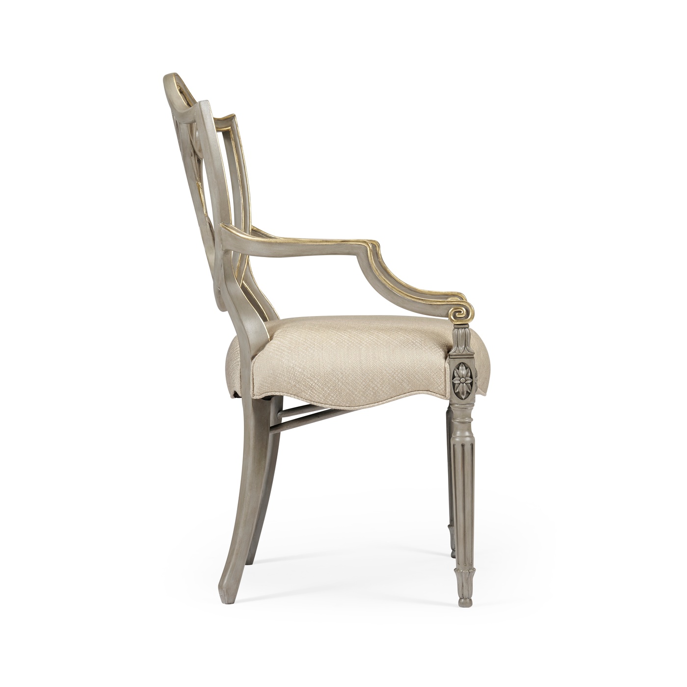 Buckingham Shield Back Arm Chair