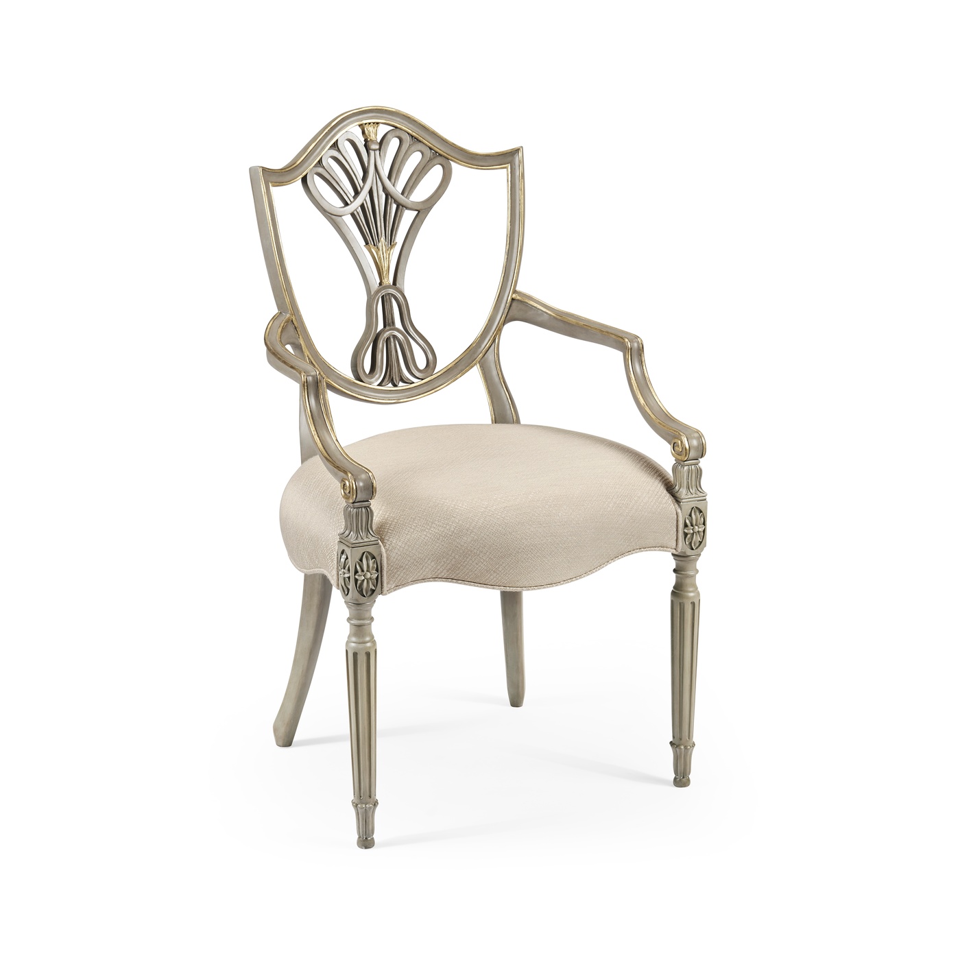 Buckingham Shield Back Arm Chair