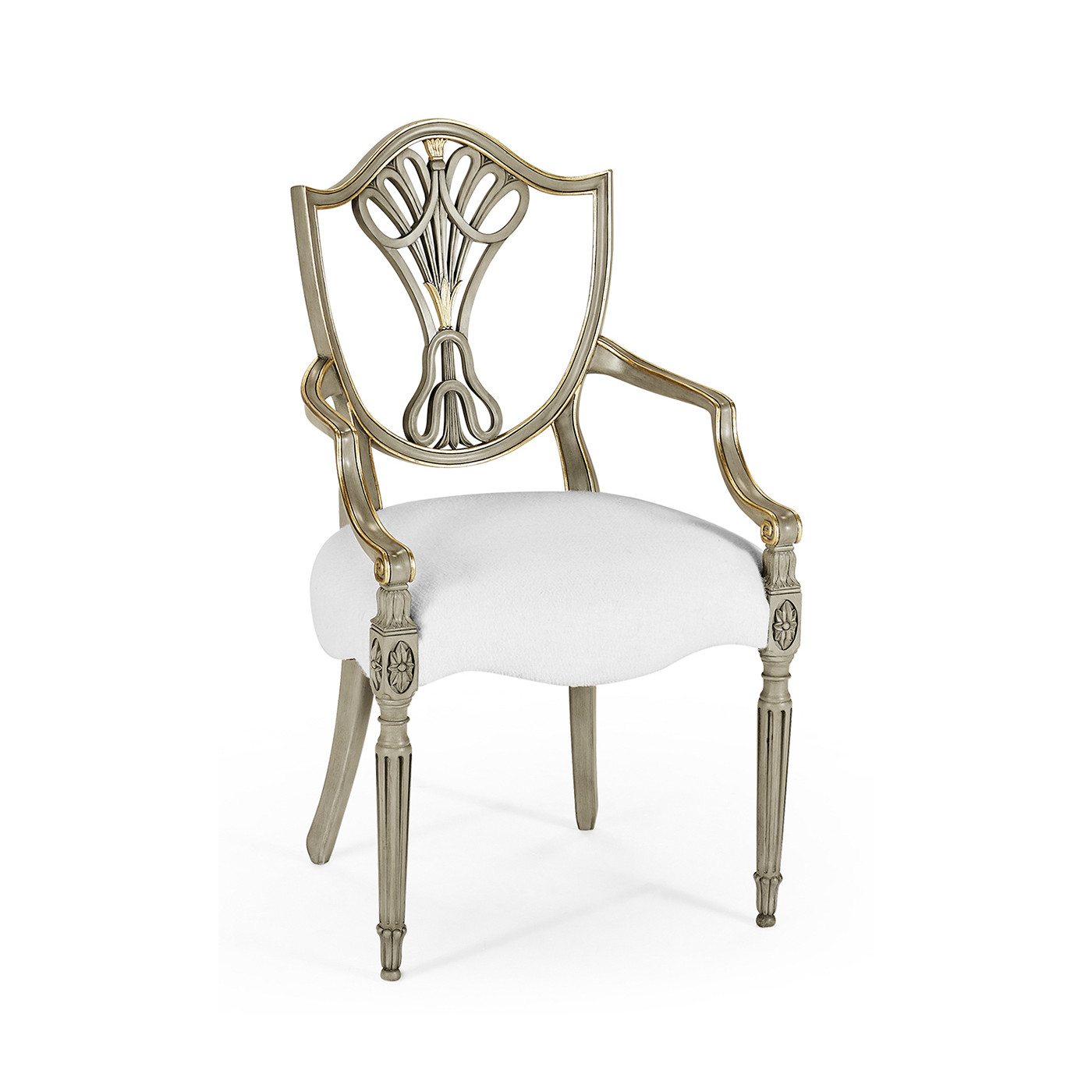 Buckingham Shield Back Arm Chair