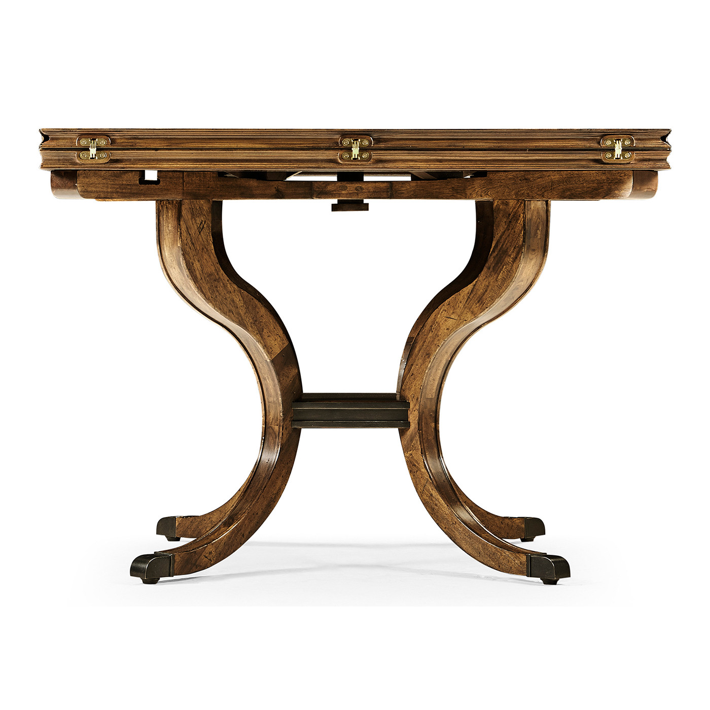 Square Brown Mahogany Extending Dining Table 42