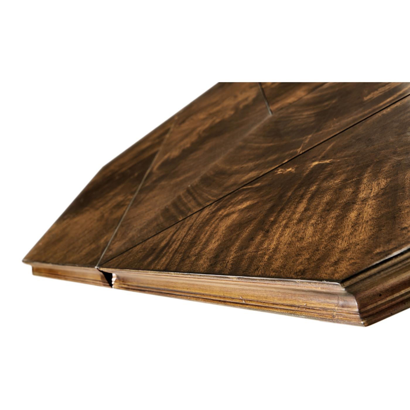 Square Brown Mahogany Extending Dining Table 42