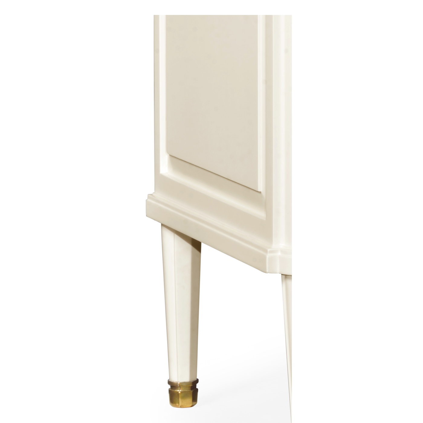 Ivory & Brass Chest of Three Drawers