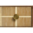 Pale Tartan Two-Drawer Nightstand