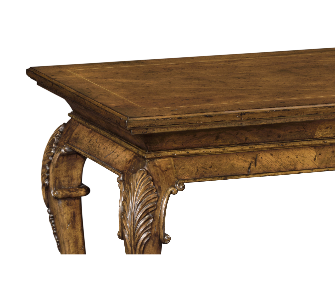 Small Brown Mahogany End Table