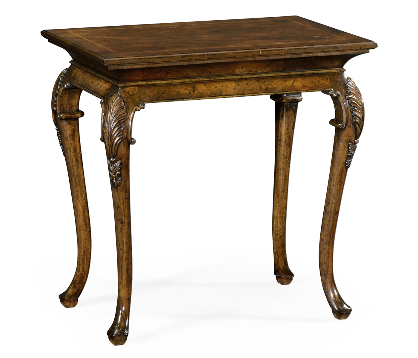 Small Brown Mahogany End Table
