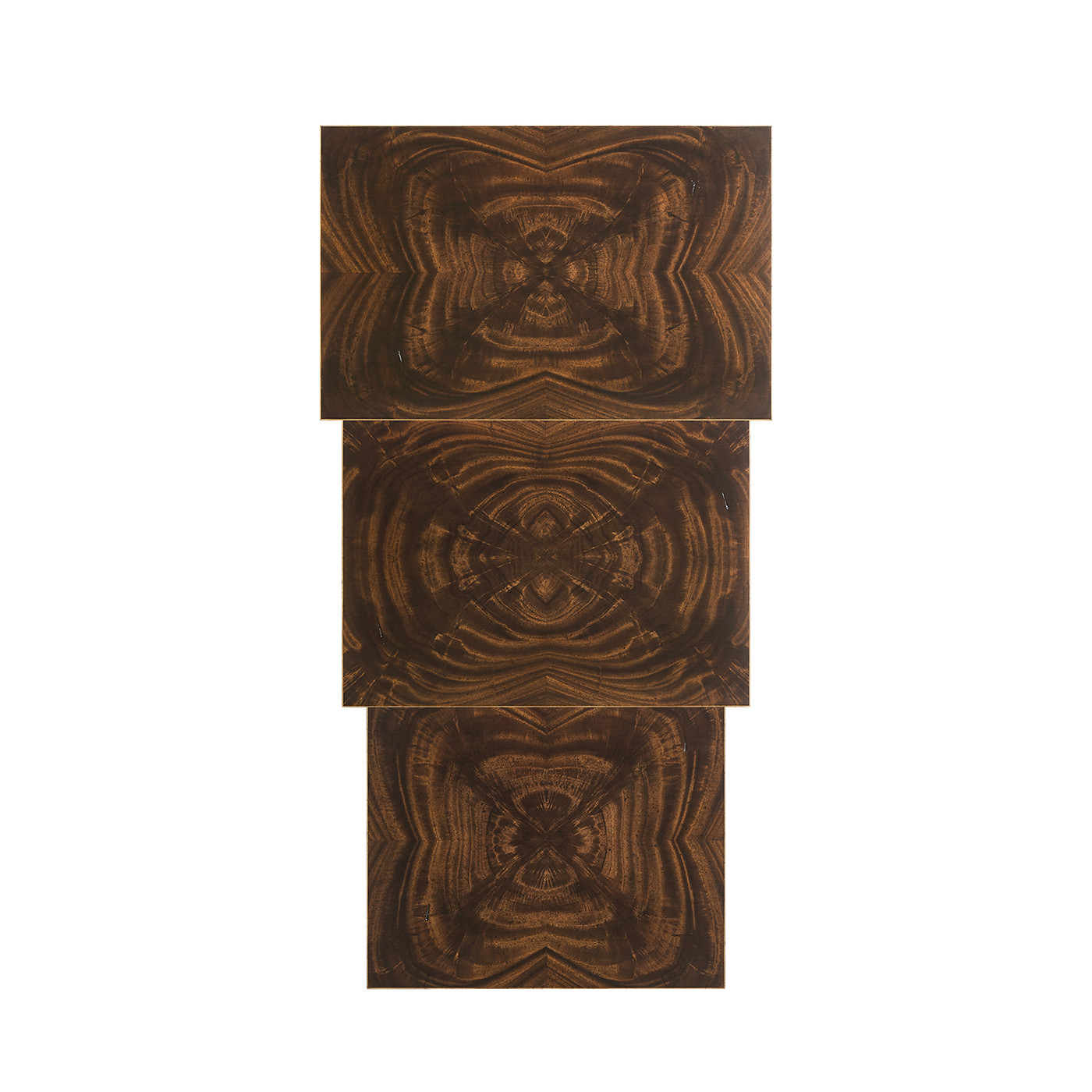 3 Nesting Tables with Faux Bone Inlay