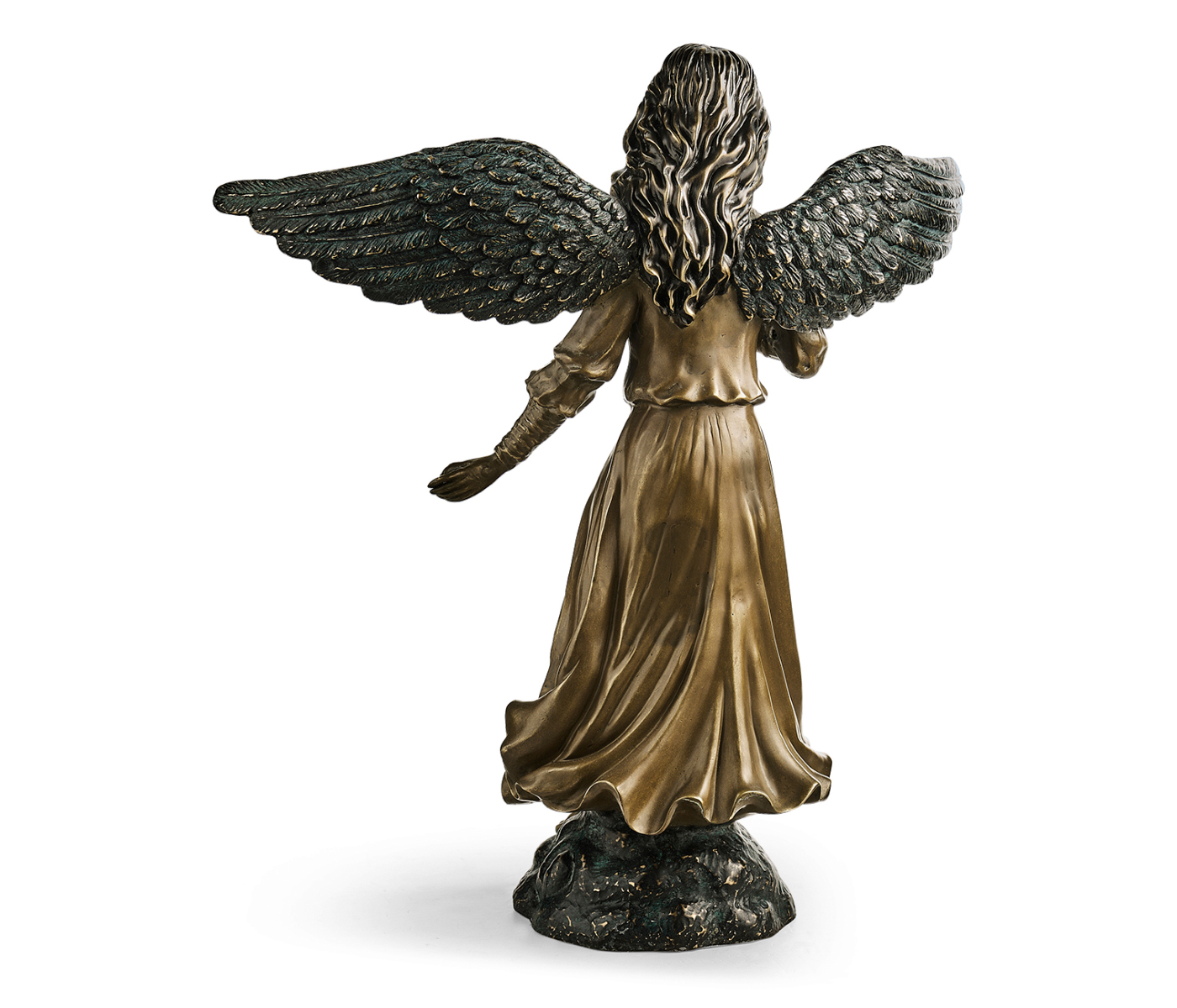 Antique Light Brown Brass Angel