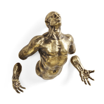 Anitque Brass Floating Man