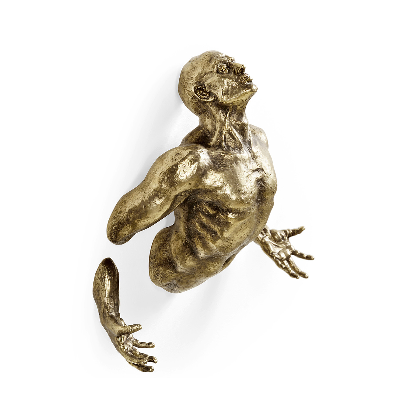 Anitque Brass Floating Man