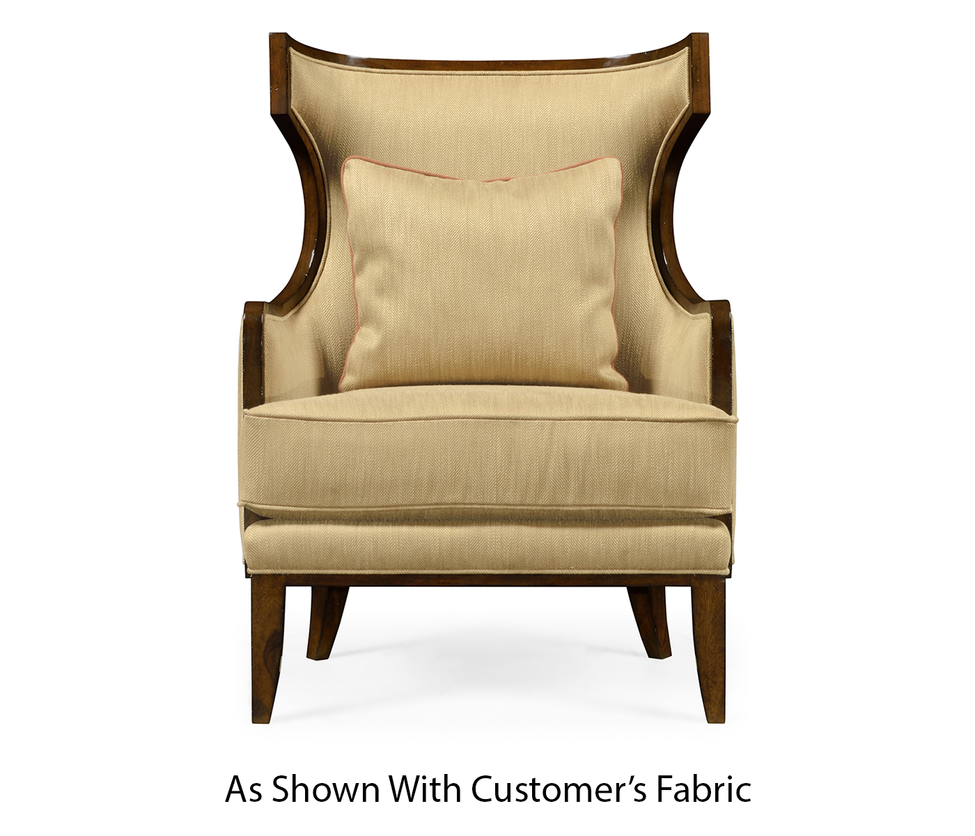 Biedermeier Greek Revival Walnut Occasional Chair