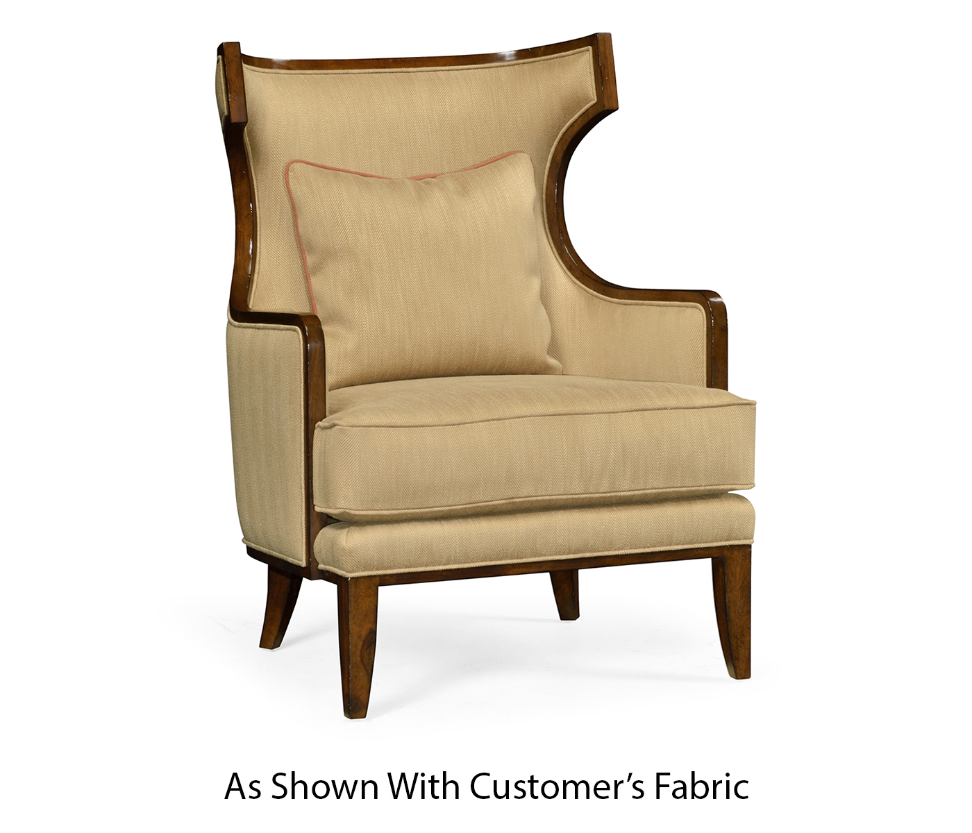 Biedermeier Greek Revival Walnut Occasional Chair