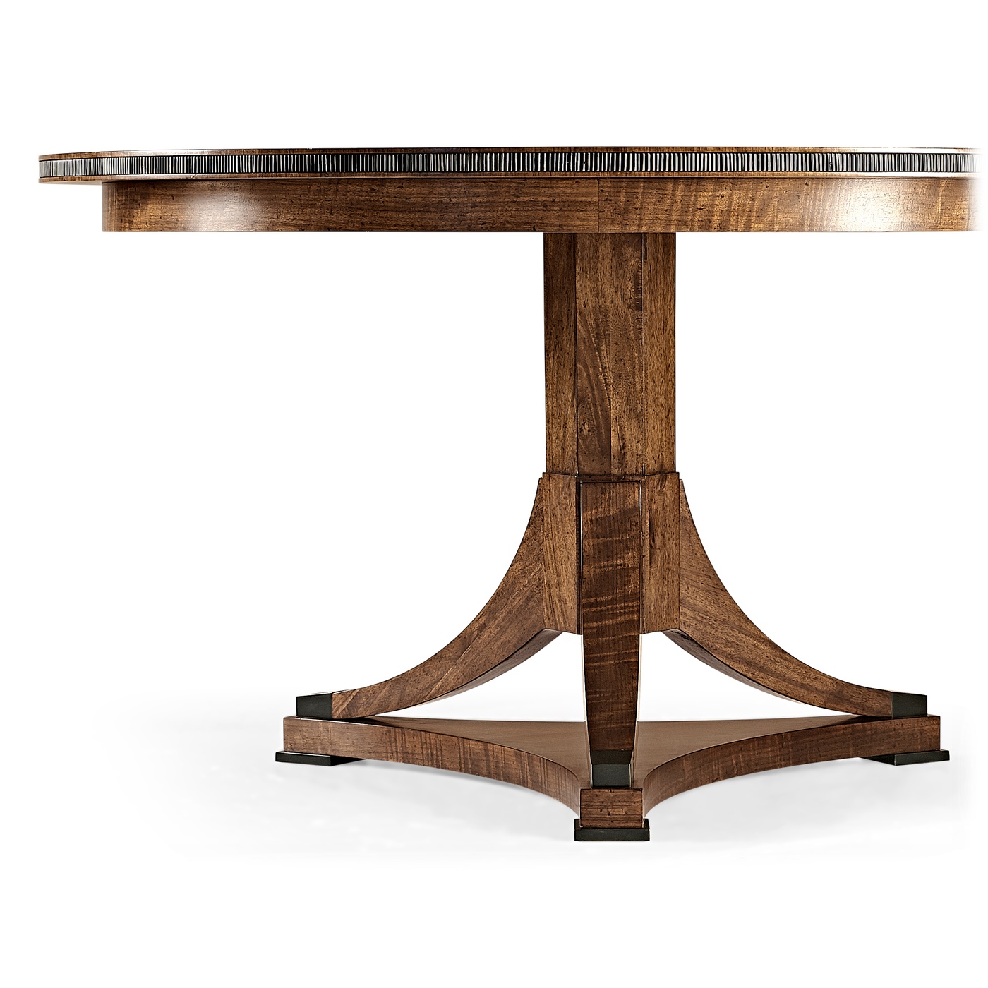 Round Caledonian Daniella & Burl Walnut Dining Table 54