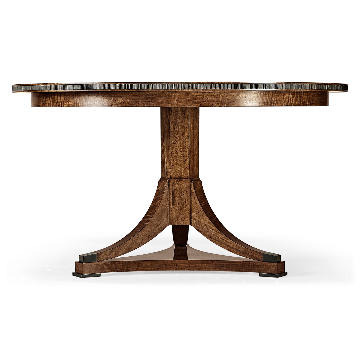 Round Caledonian Daniella & Burl Walnut Dining Table 54