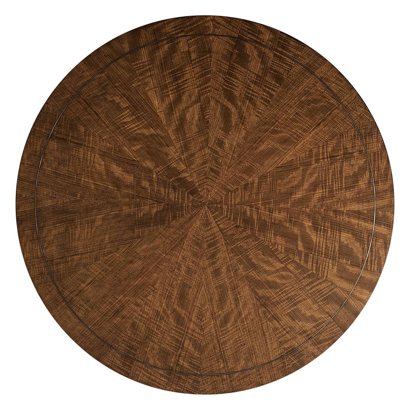 Round Caledonian Daniella & Burl Walnut Dining Table 54