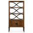 Daniella & Burl Walnut Three-Tier Bookcase