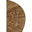 Round English Brown Oak Lamp Table