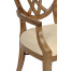 Shield Back English Brown Oak Dining Arm Chair