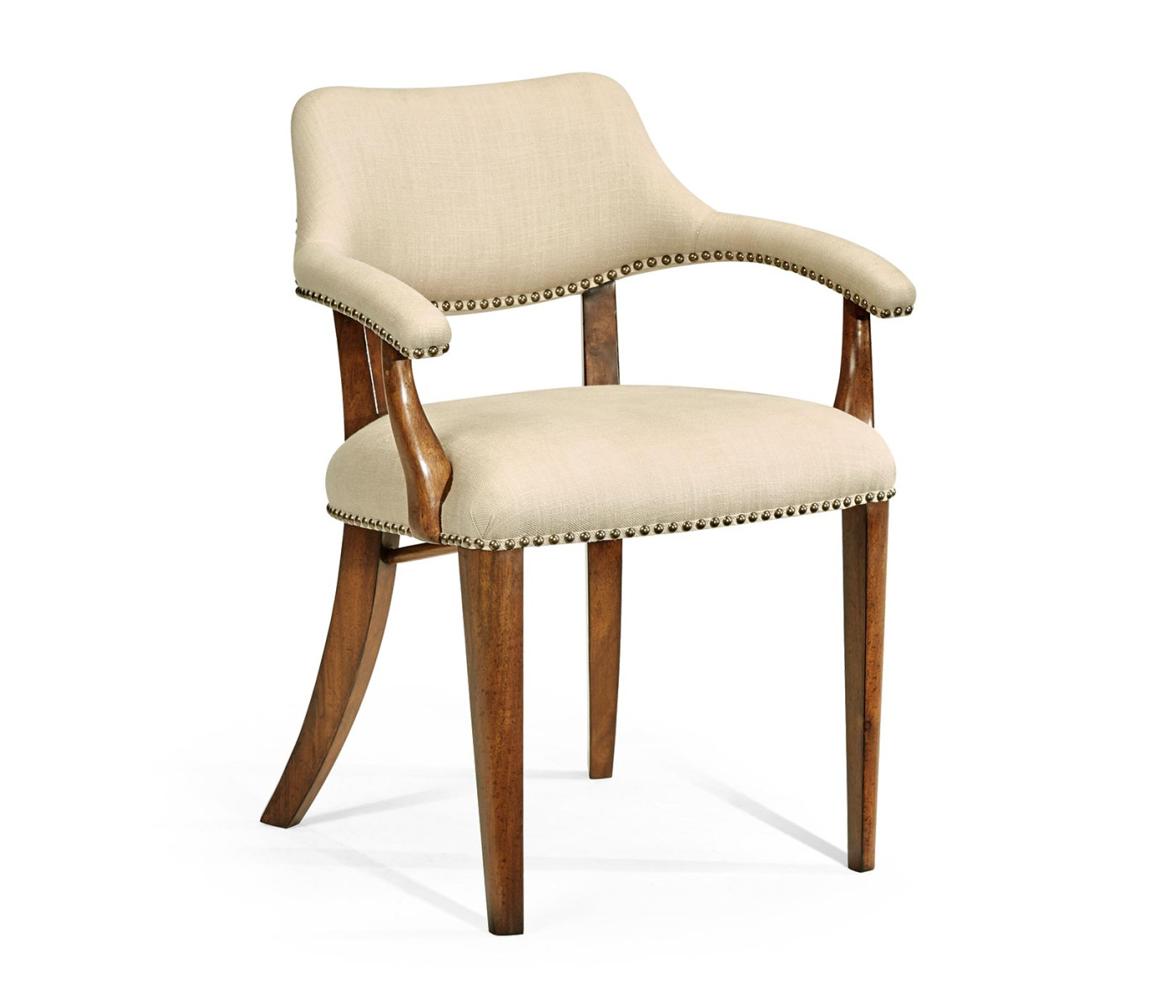 Walnut Library Arm Chair