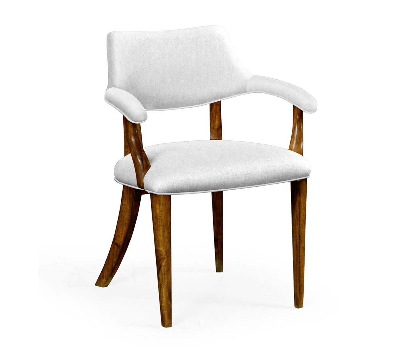 Walnut Library Arm Chair