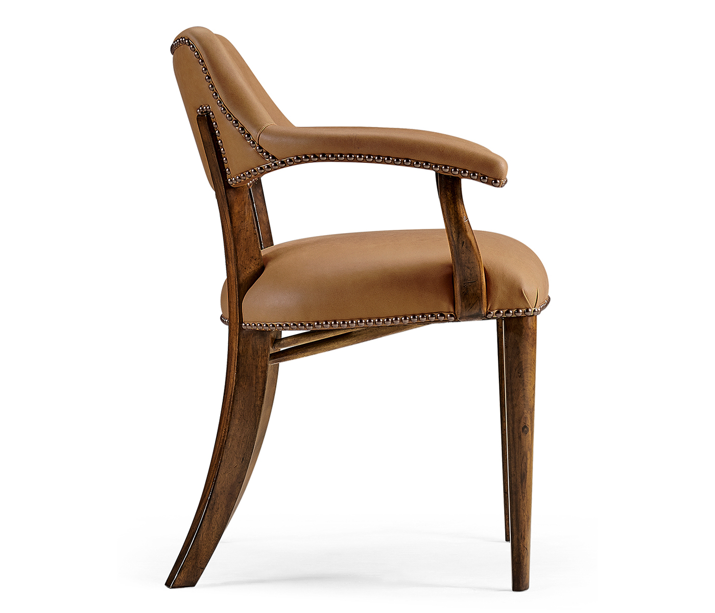 Walnut Library Arm Chair