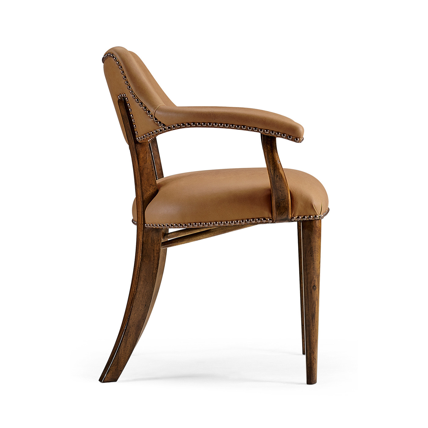 Walnut Library Arm Chair