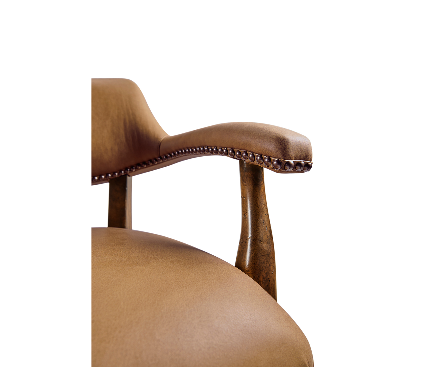 Walnut Library Arm Chair