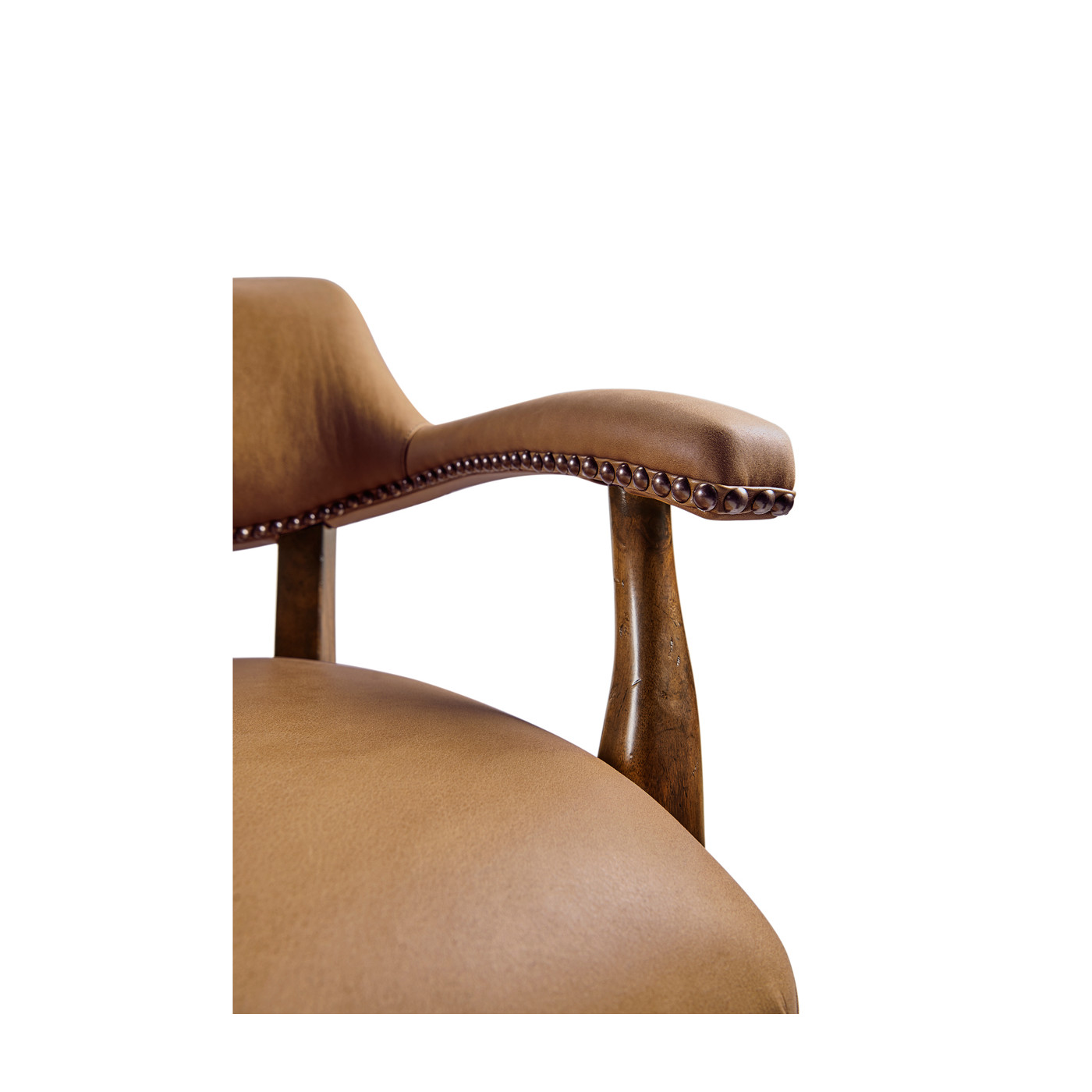 Walnut Library Arm Chair