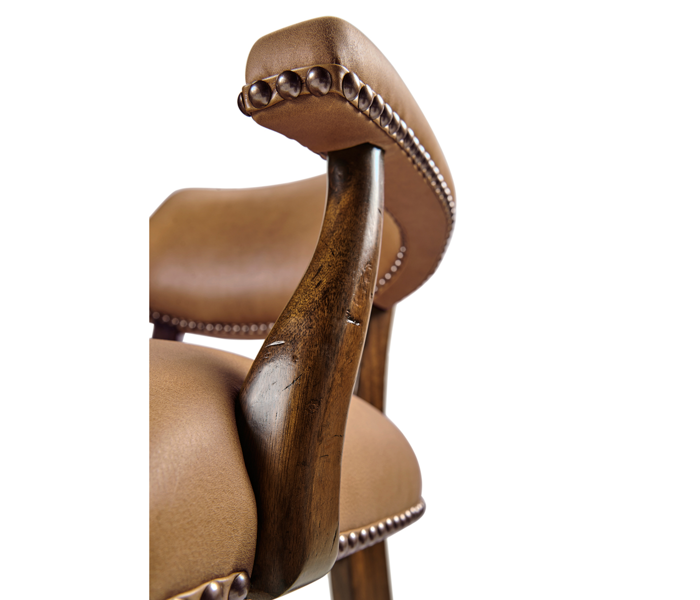 Walnut Library Arm Chair