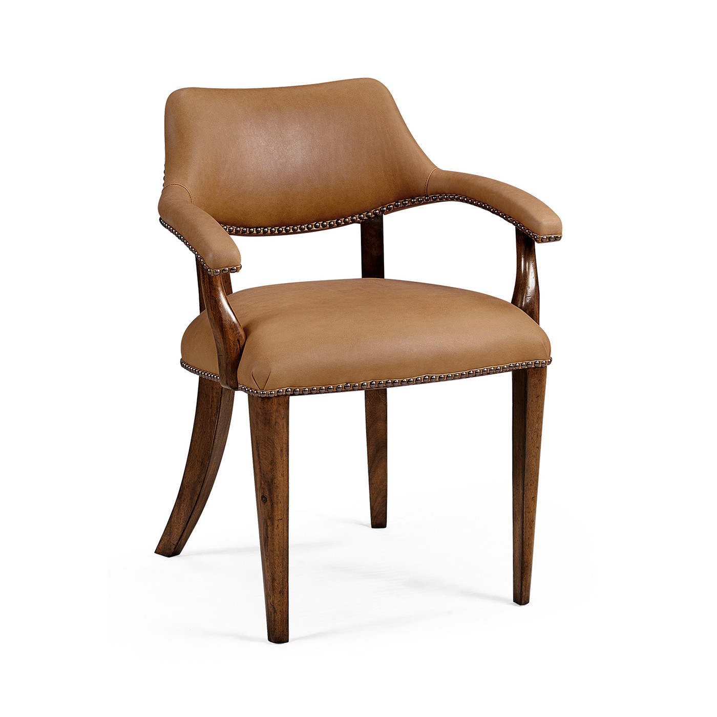Walnut Library Arm Chair