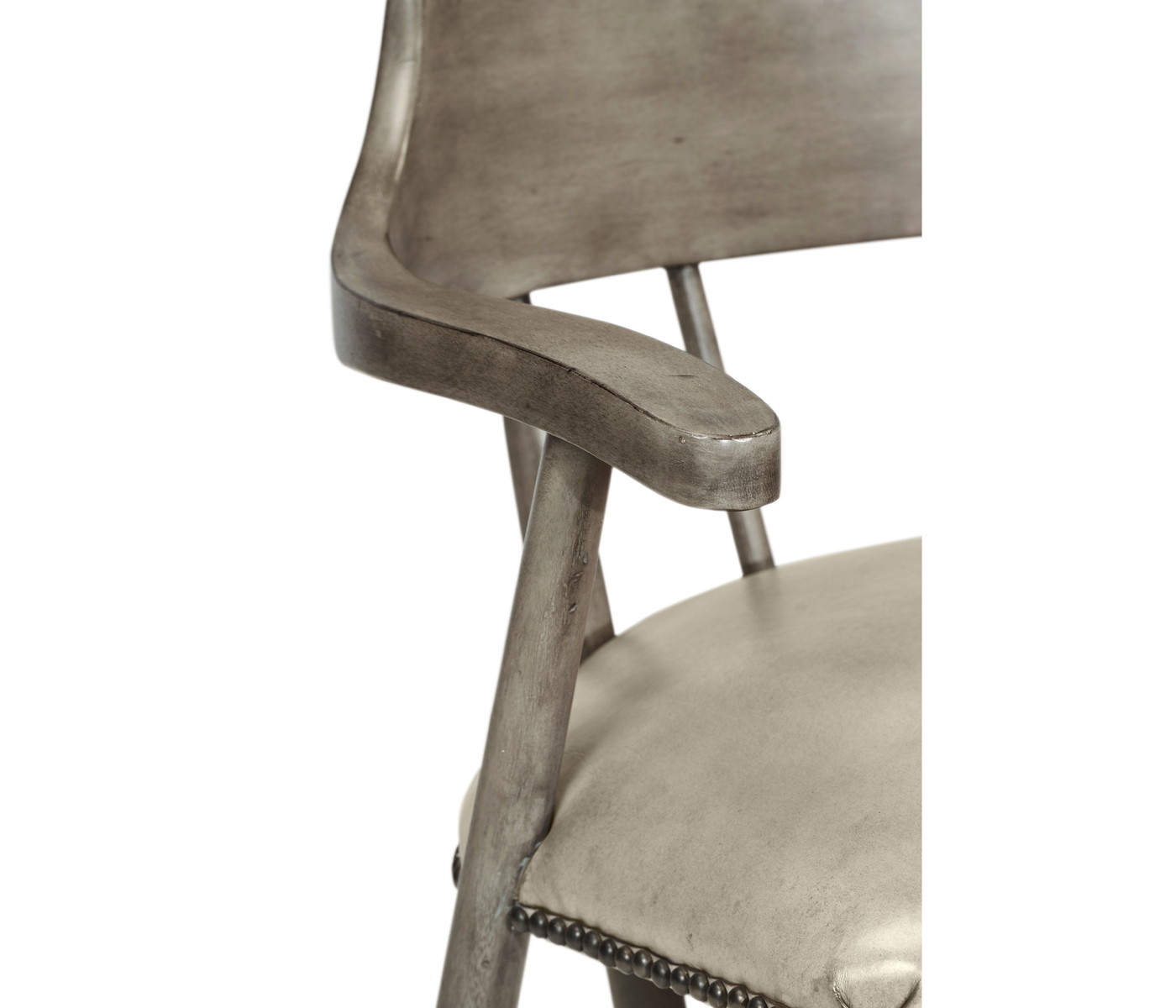 Smokers Style Antique Dark Grey Counter Stool