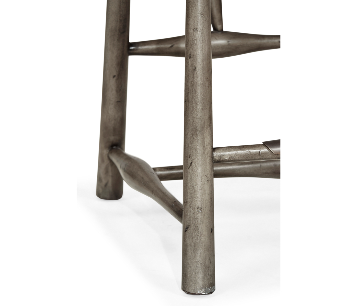 Smokers Style Antique Dark Grey Counter Stool