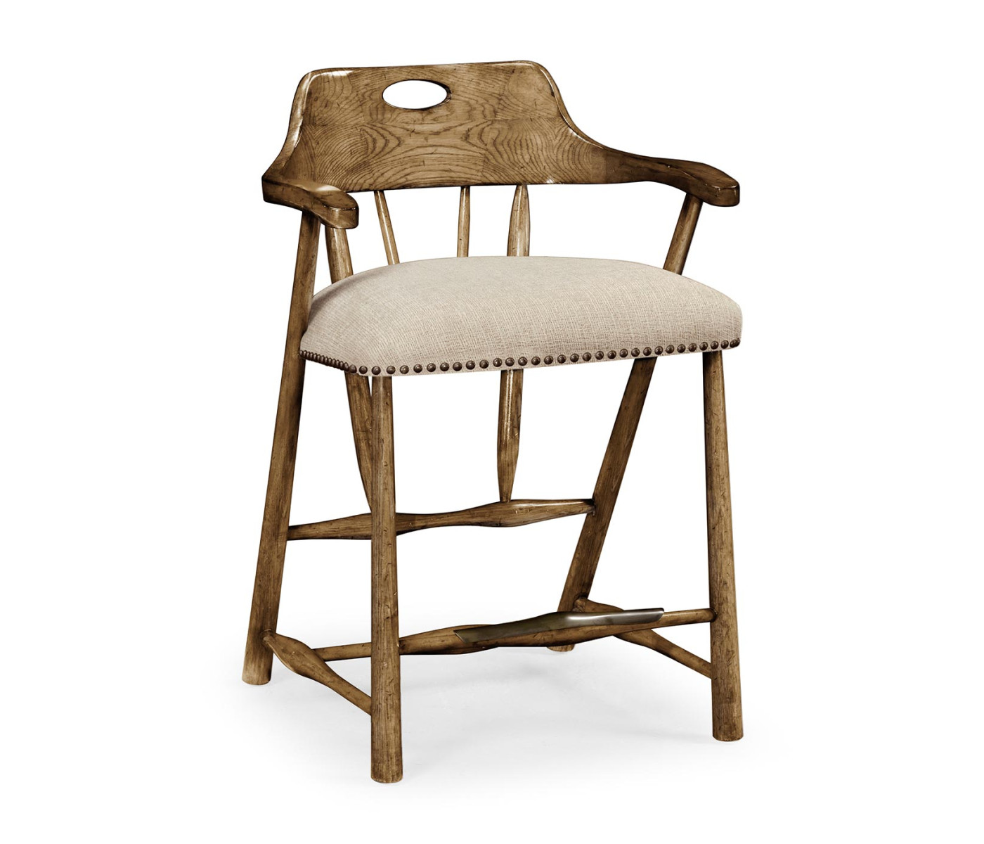Smokers Style Medium Driftwood Counter Stool Smokers Style Medium Driftwood Counter Stool