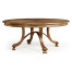 Round Caledonian Daniella & Burl Walnut Dining Table 72