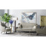 Crackle Cloth Lacquered Drinks Cabinet
