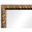 Large Rectangular English Brown Oak Hanging Mirror