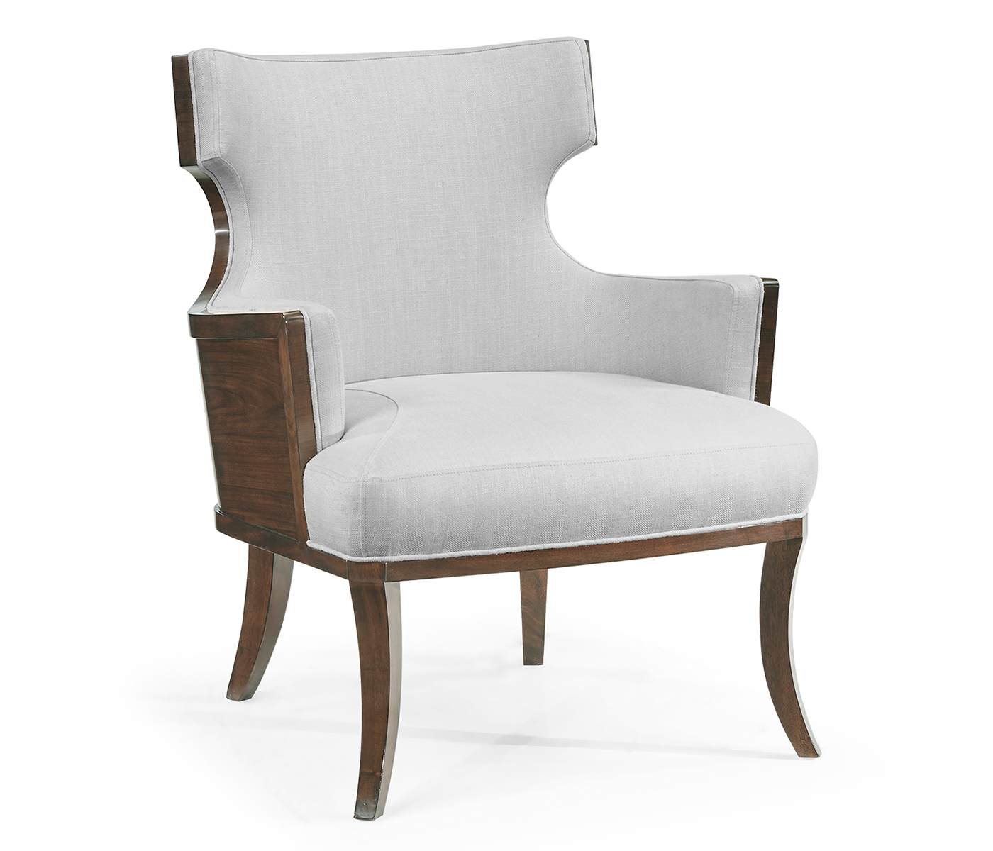 Dark Santos Winged Back Occasional Chair